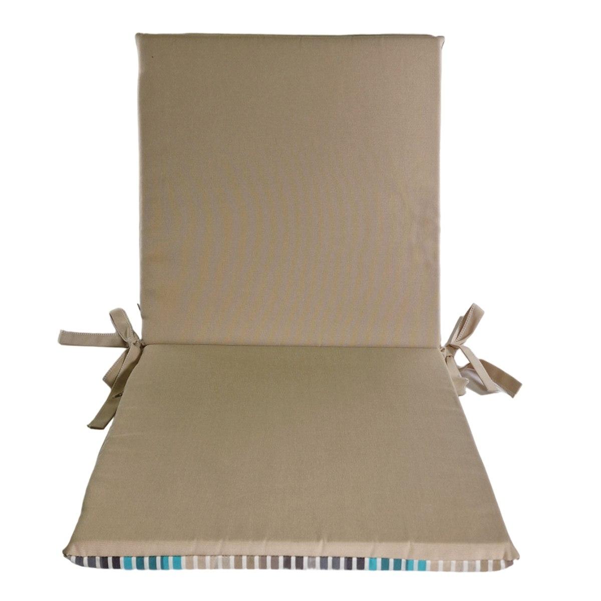 Cuscino sedia dralon righe 50 x 50 cm