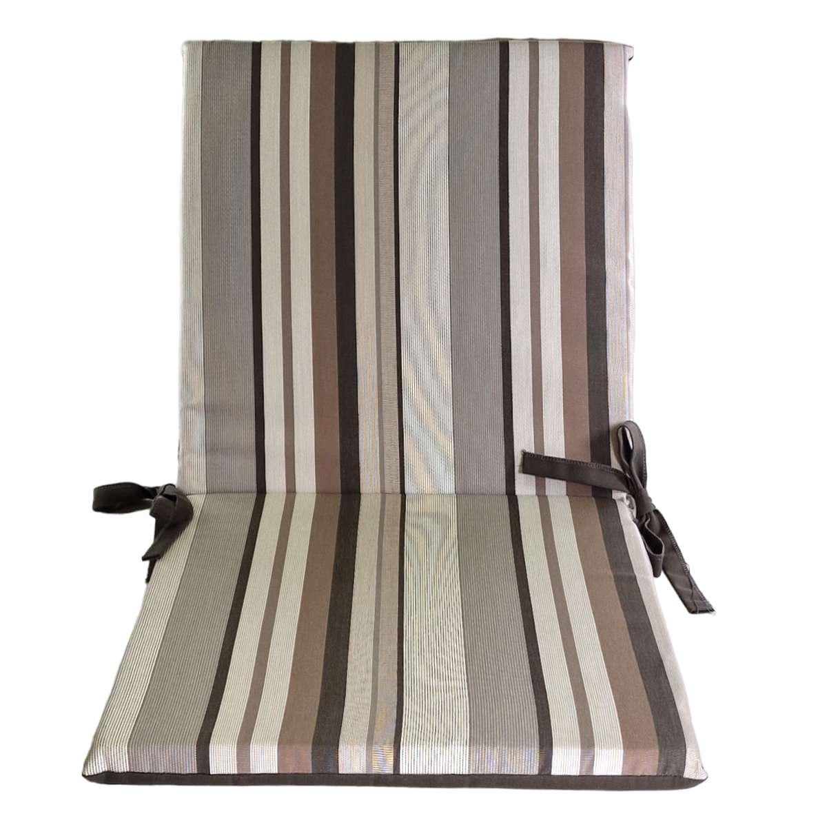 Cuscino sedia dralon righe 50 x 50 cm