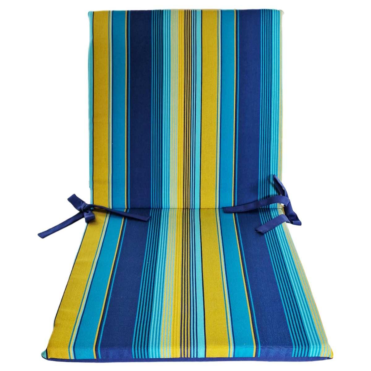 Cuscino sedia dralon righe 50 x 50 cm