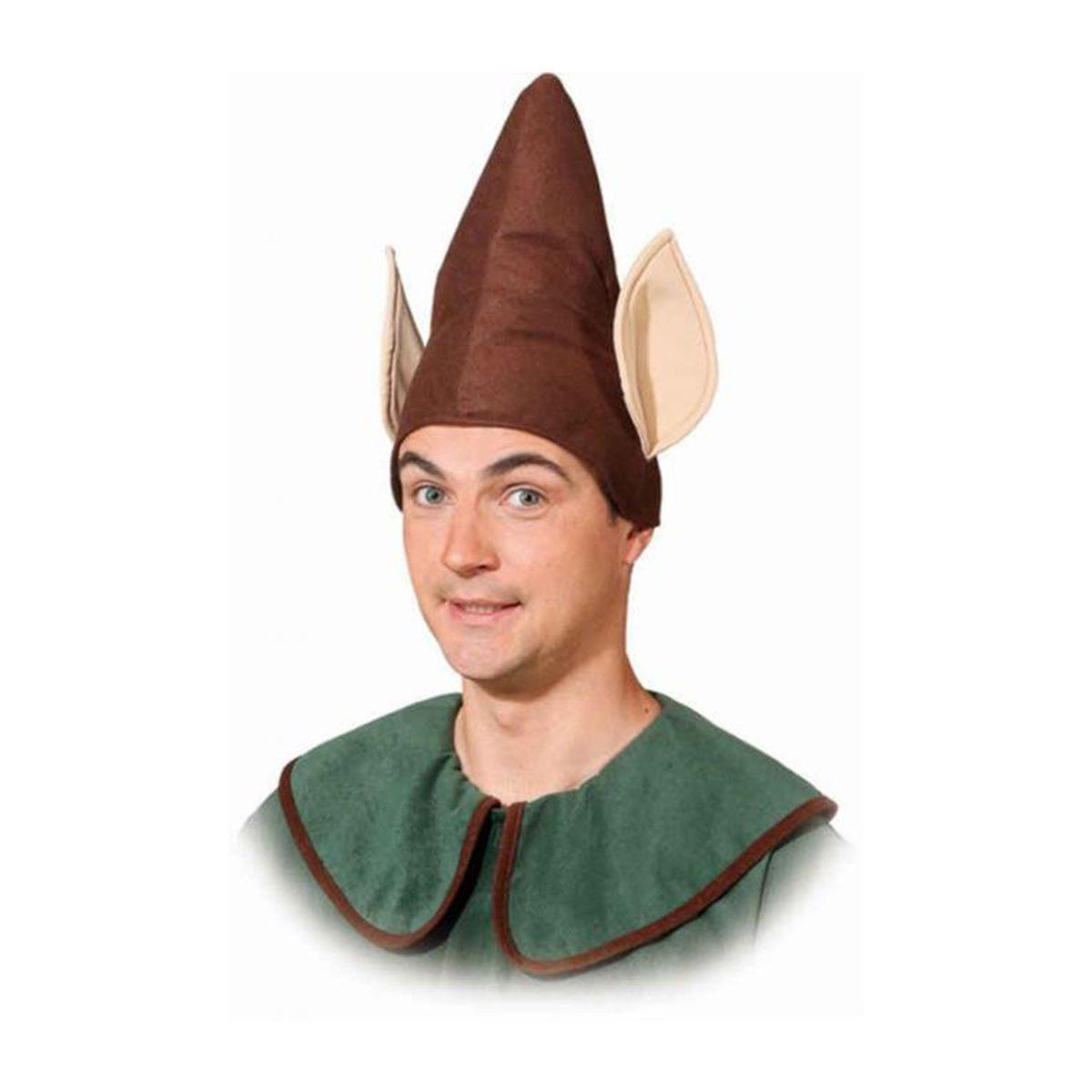 Cappello elfo marrone orecchie