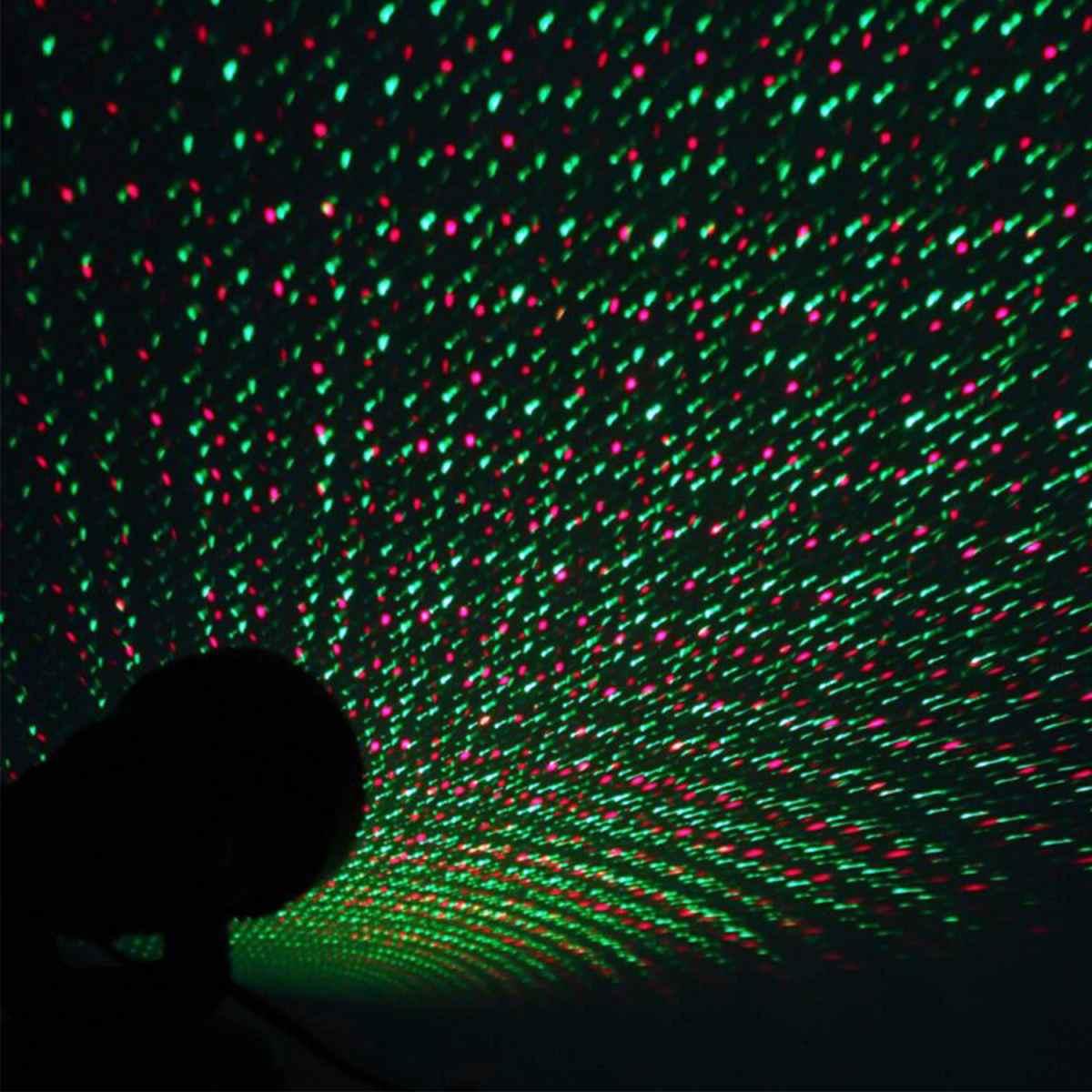 Luci proiettore laser decoro puntini movimento telecomando