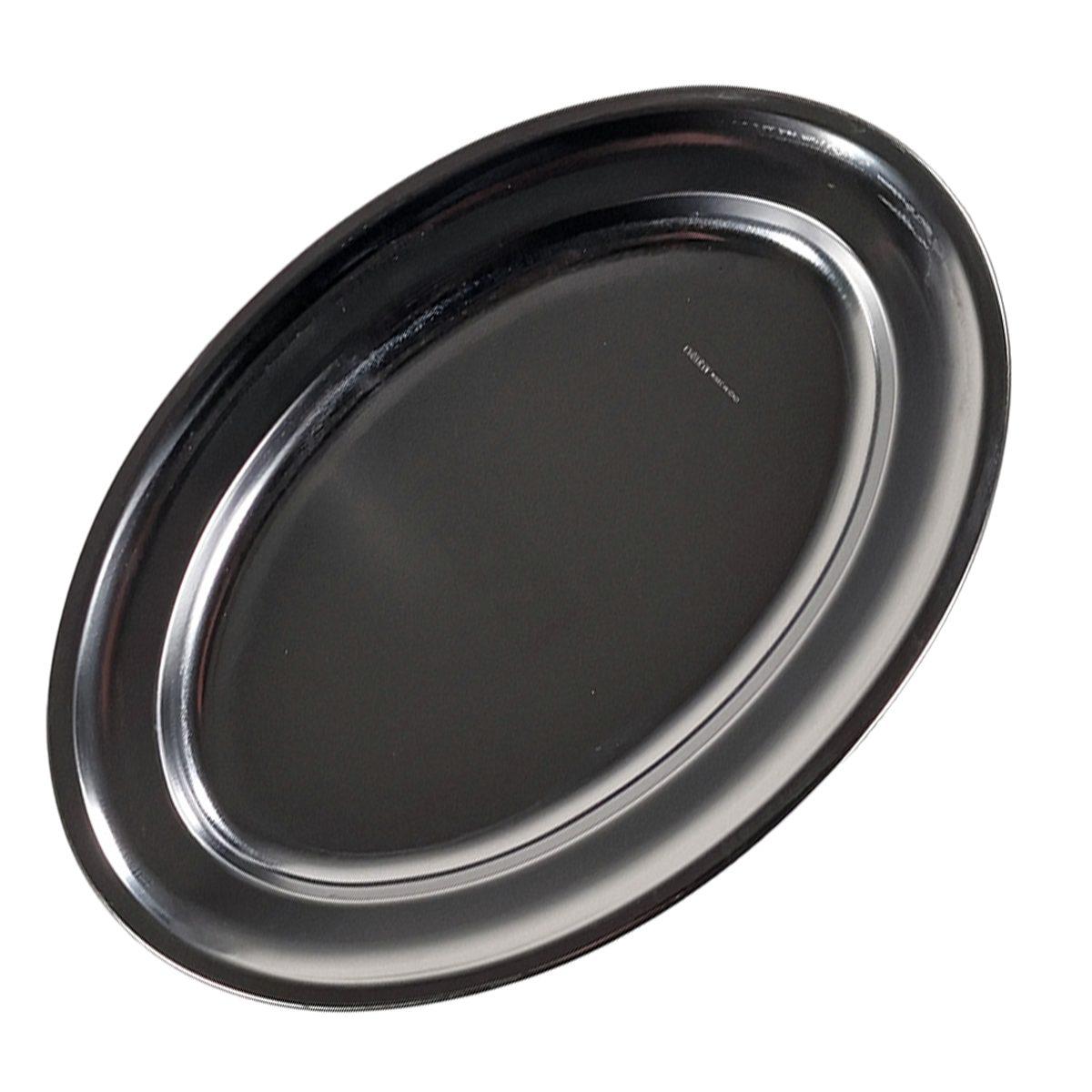 Vassoio Inox Inox Ovale 40x28xH1 | Inoxriv