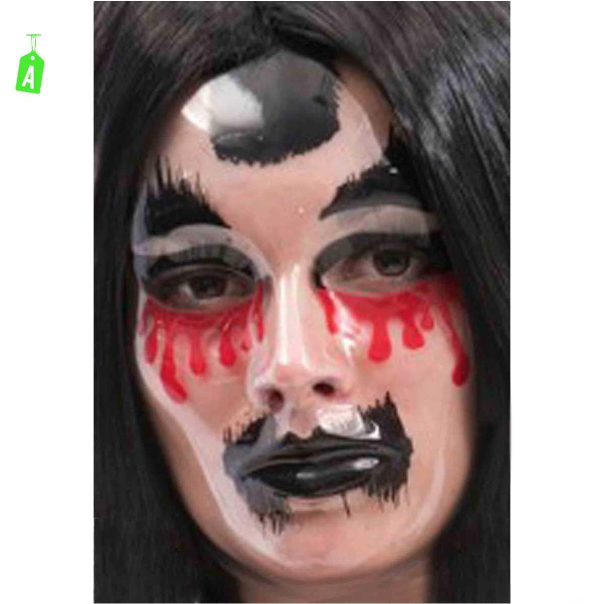 Maschera viso pvc teschio decorazioni