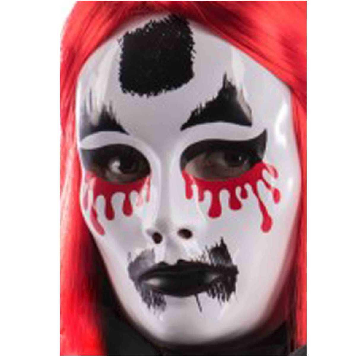 Maschera viso pvc teschio decorazioni