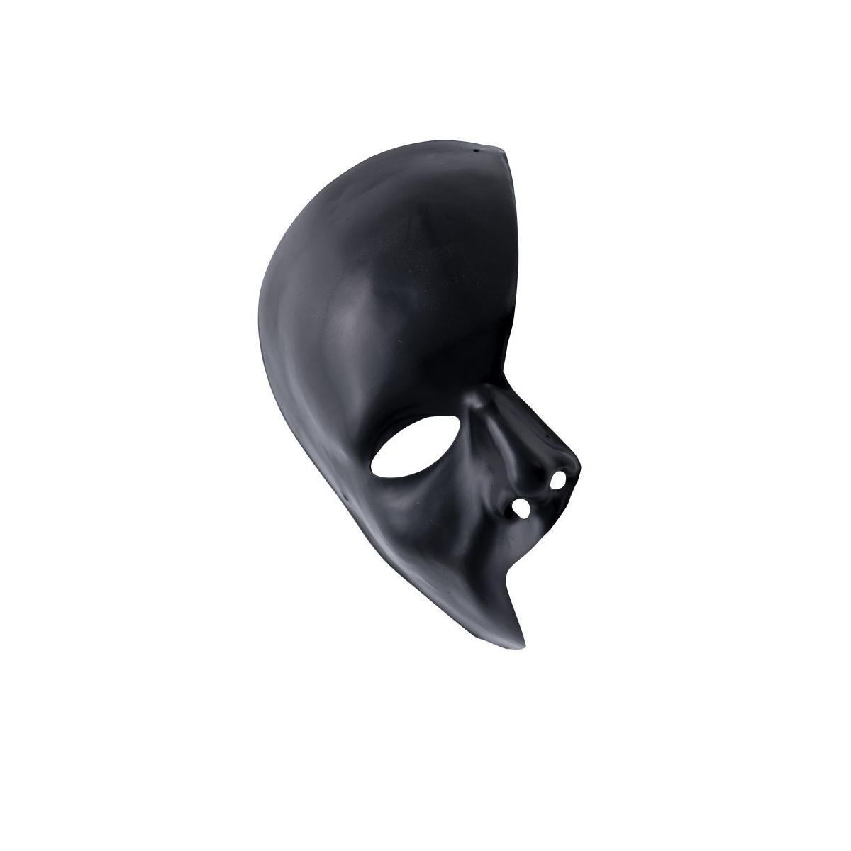 Maschera viso pvc nero opaco mezzo viso