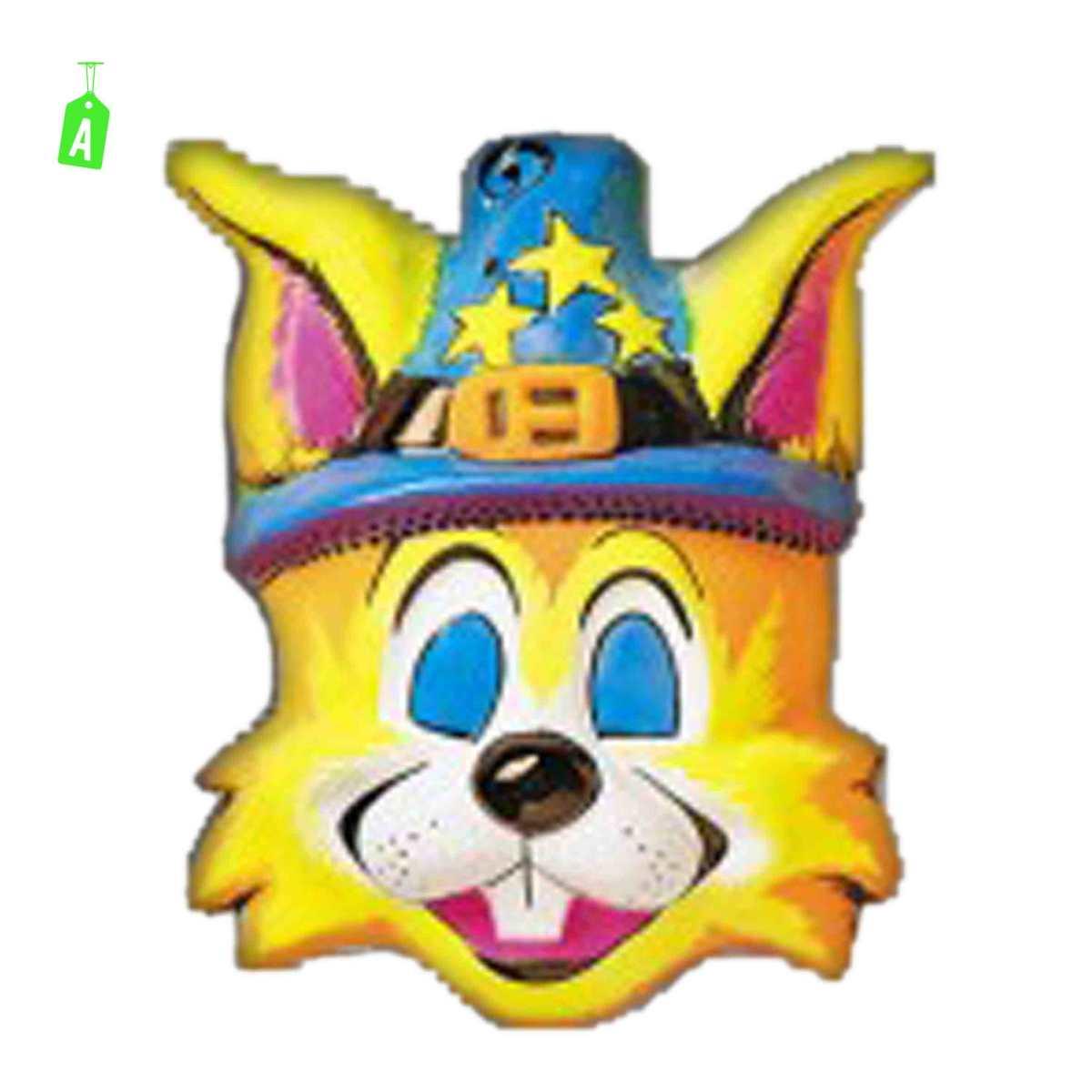 Maschera viso pvc animali multicolor