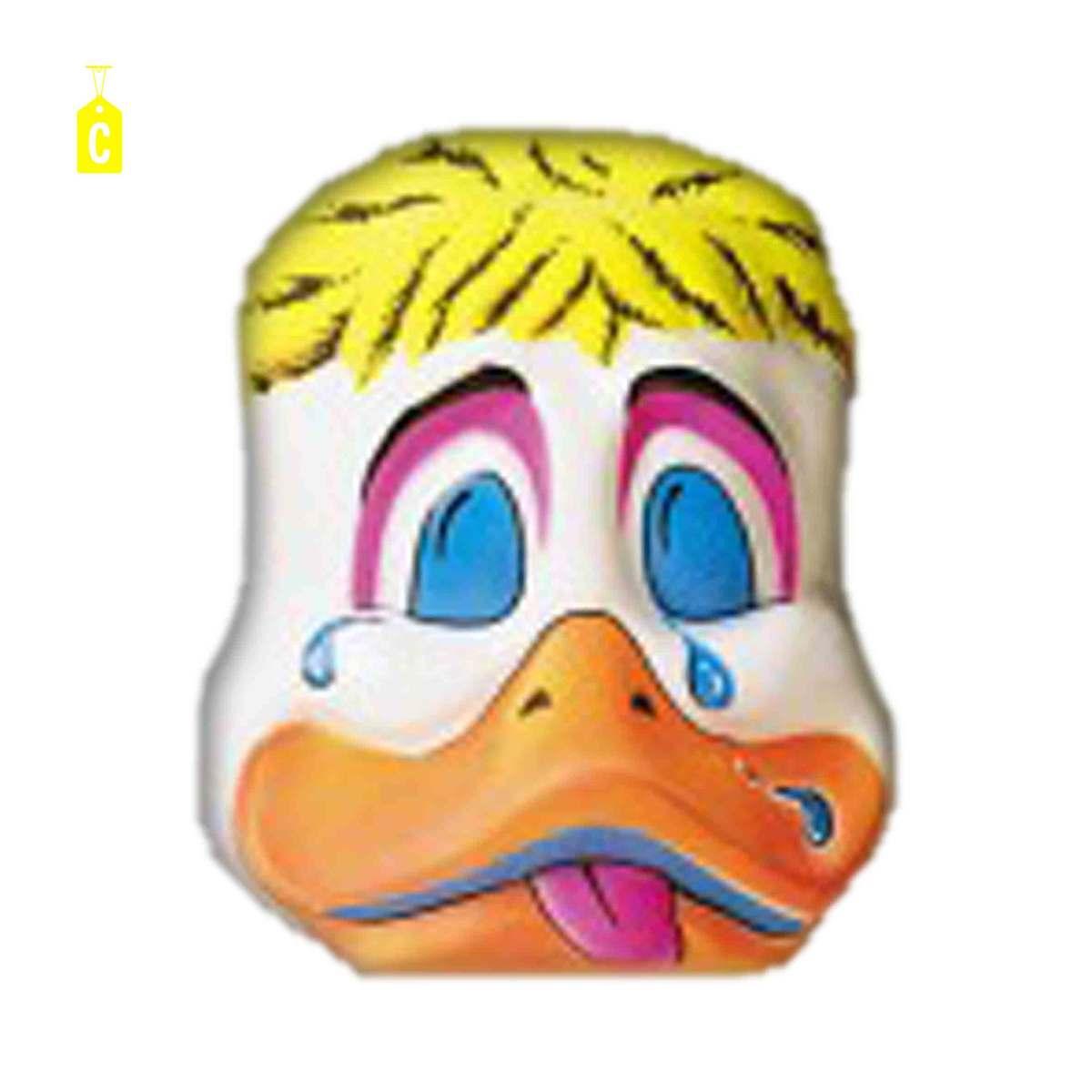 Maschera viso pvc animali multicolor