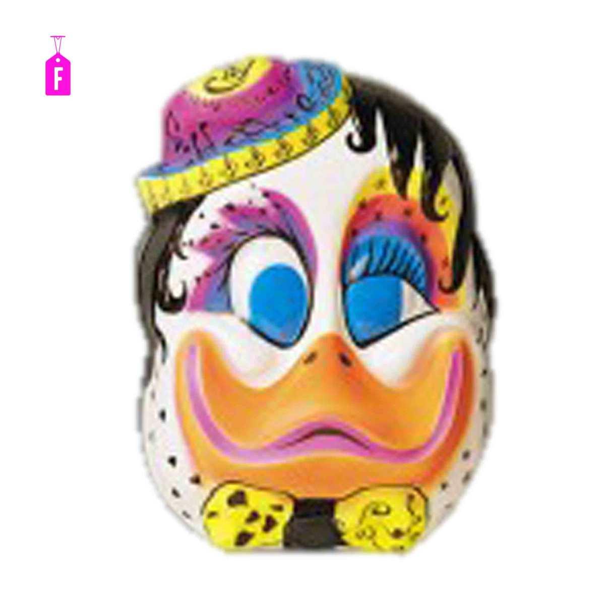 Maschera viso pvc animali multicolor