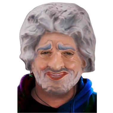 Maschera viso beppe grillo