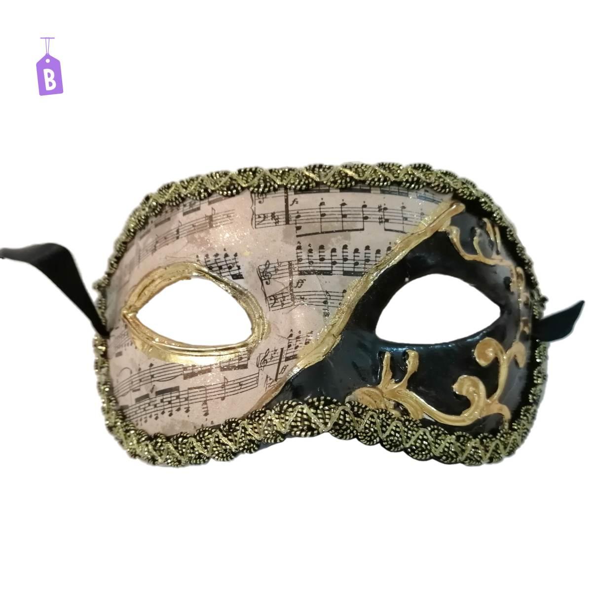 Maschera viso pvc veneziana in cartapesta