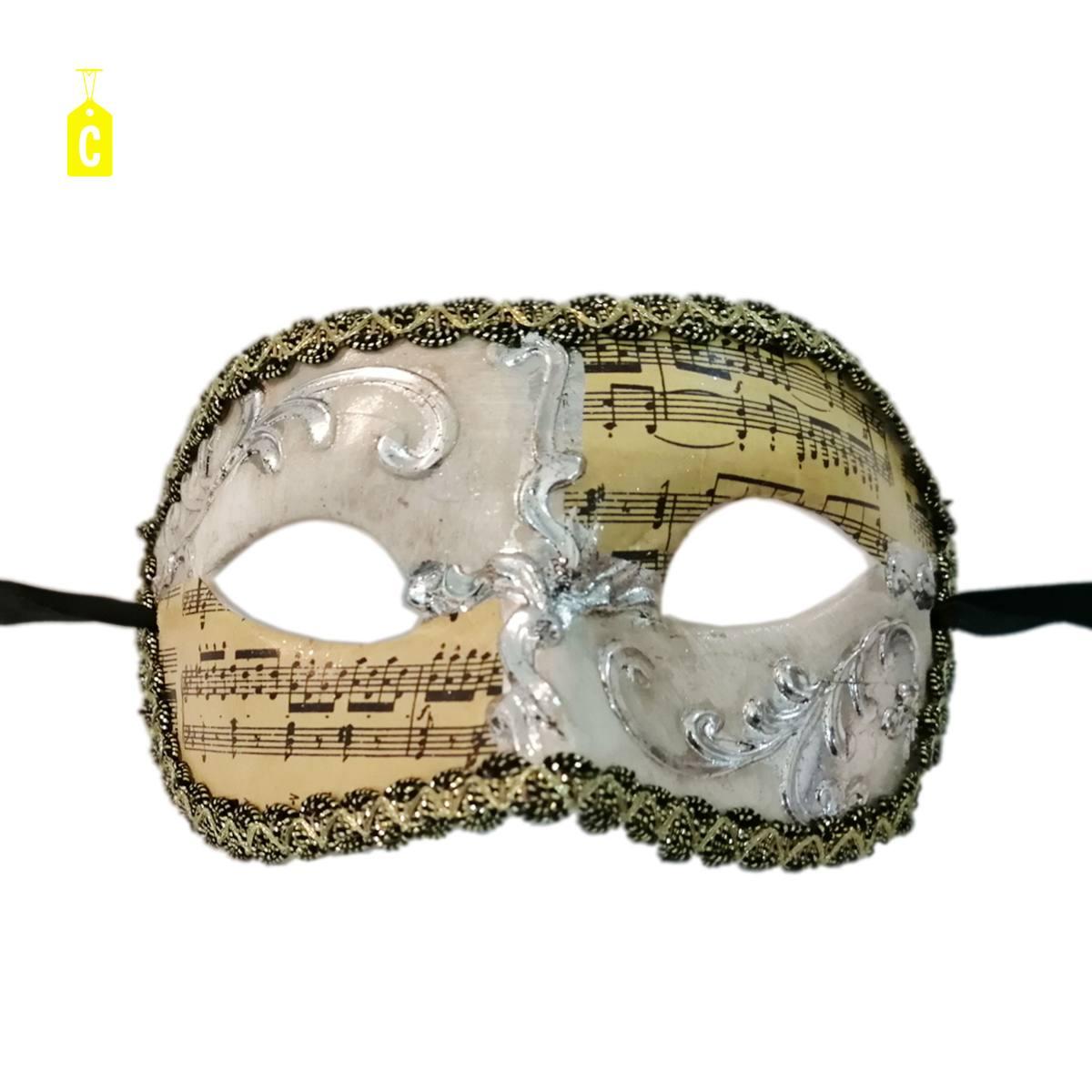 Maschera viso pvc veneziana in cartapesta