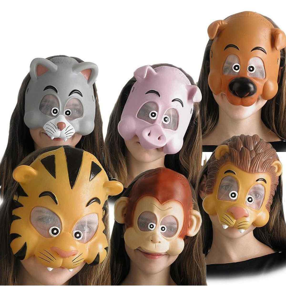 Maschera viso animali eva