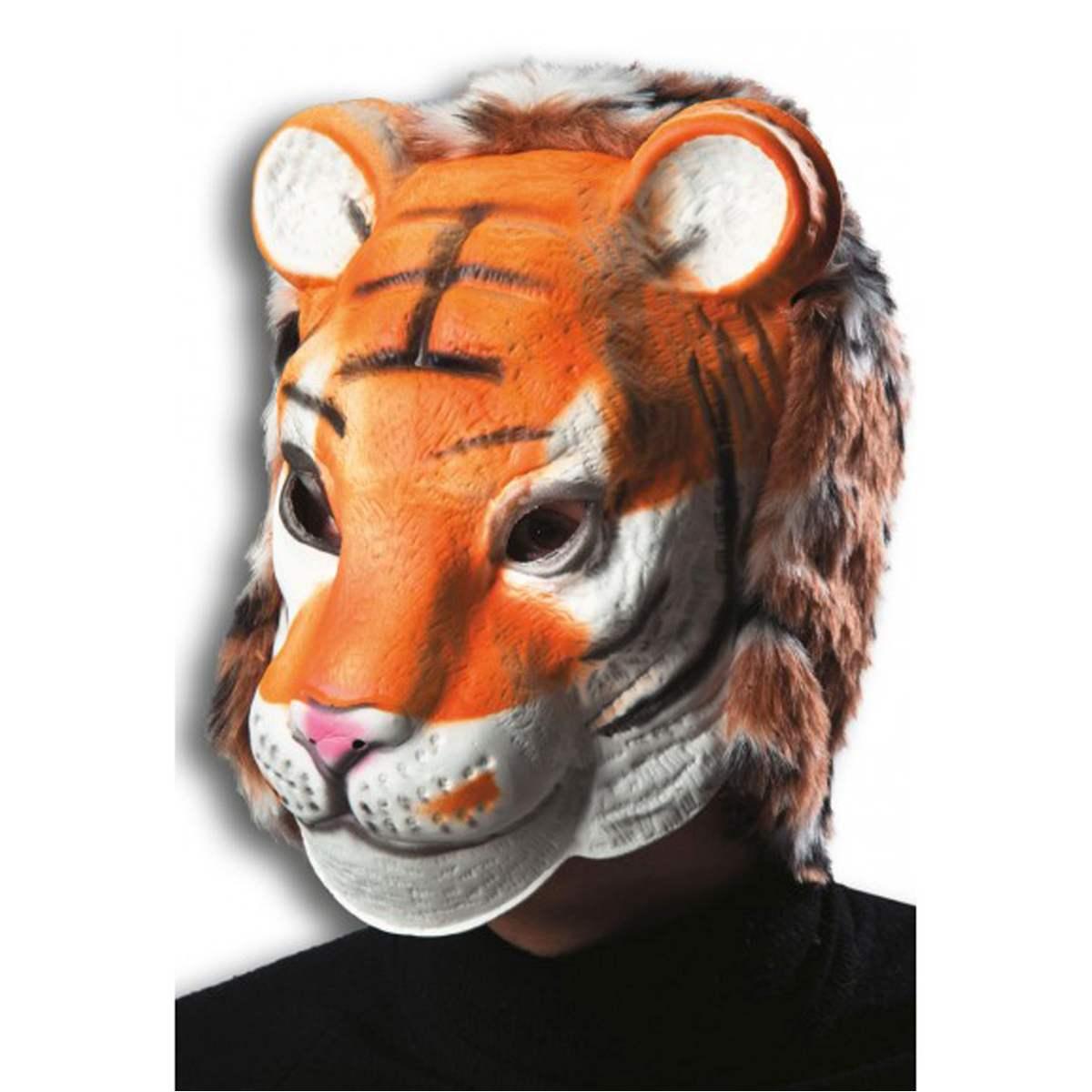 Maschera viso tigrecon cappuccio