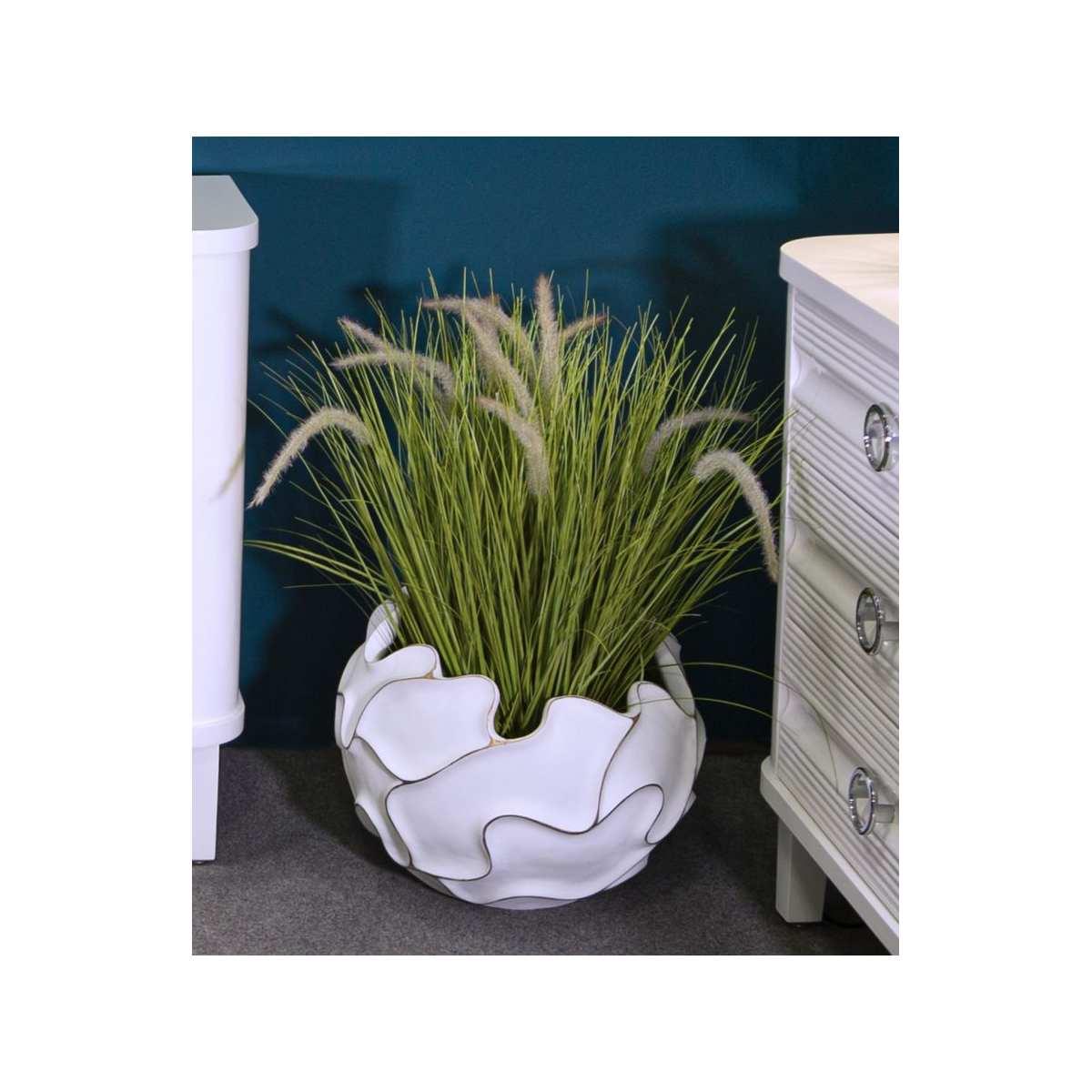 Cachepot resina lines