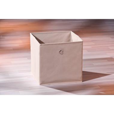 Cestino cubo beige 32 x 32 x 31 cm