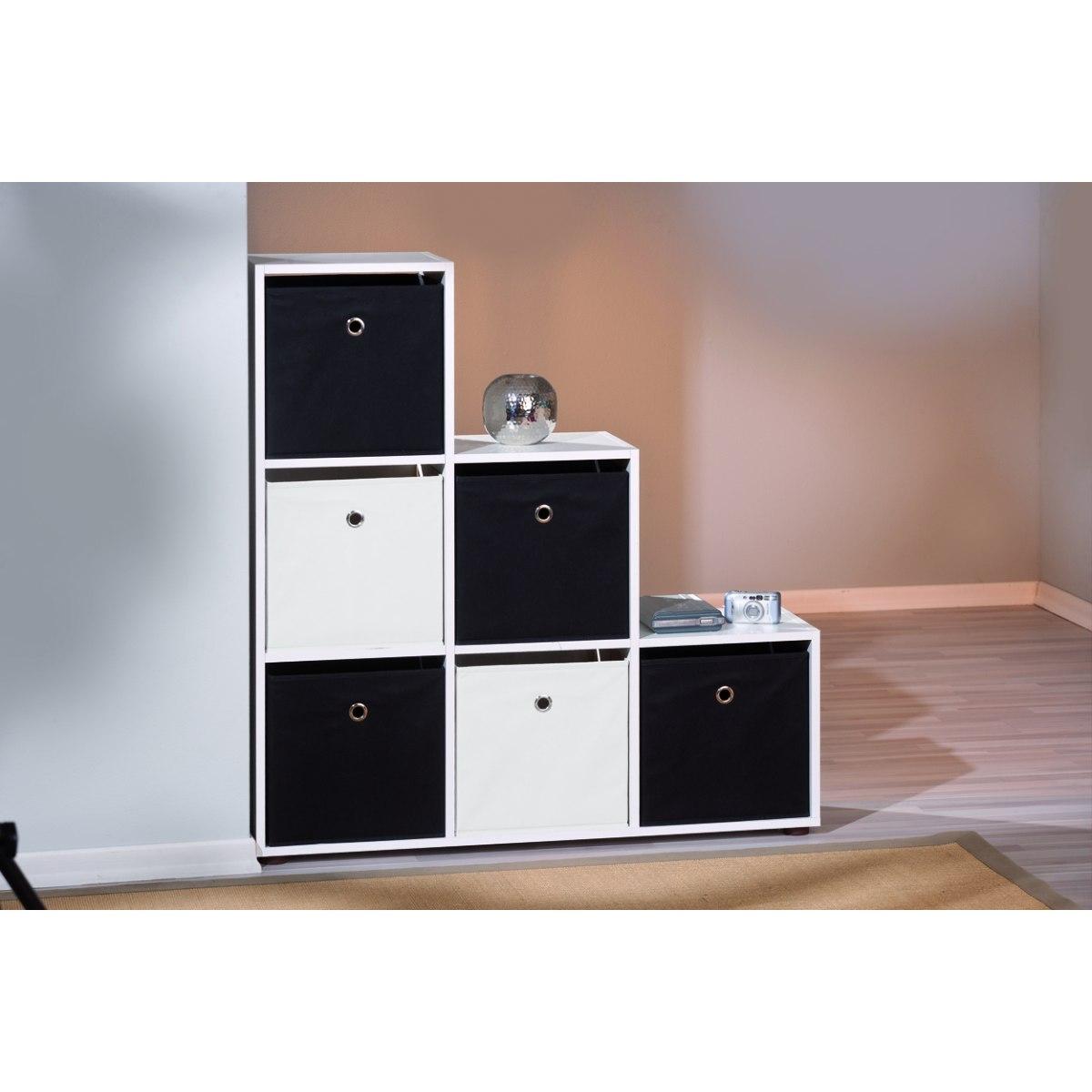 Cestino cubo nero 32 x 32 x 31 cm