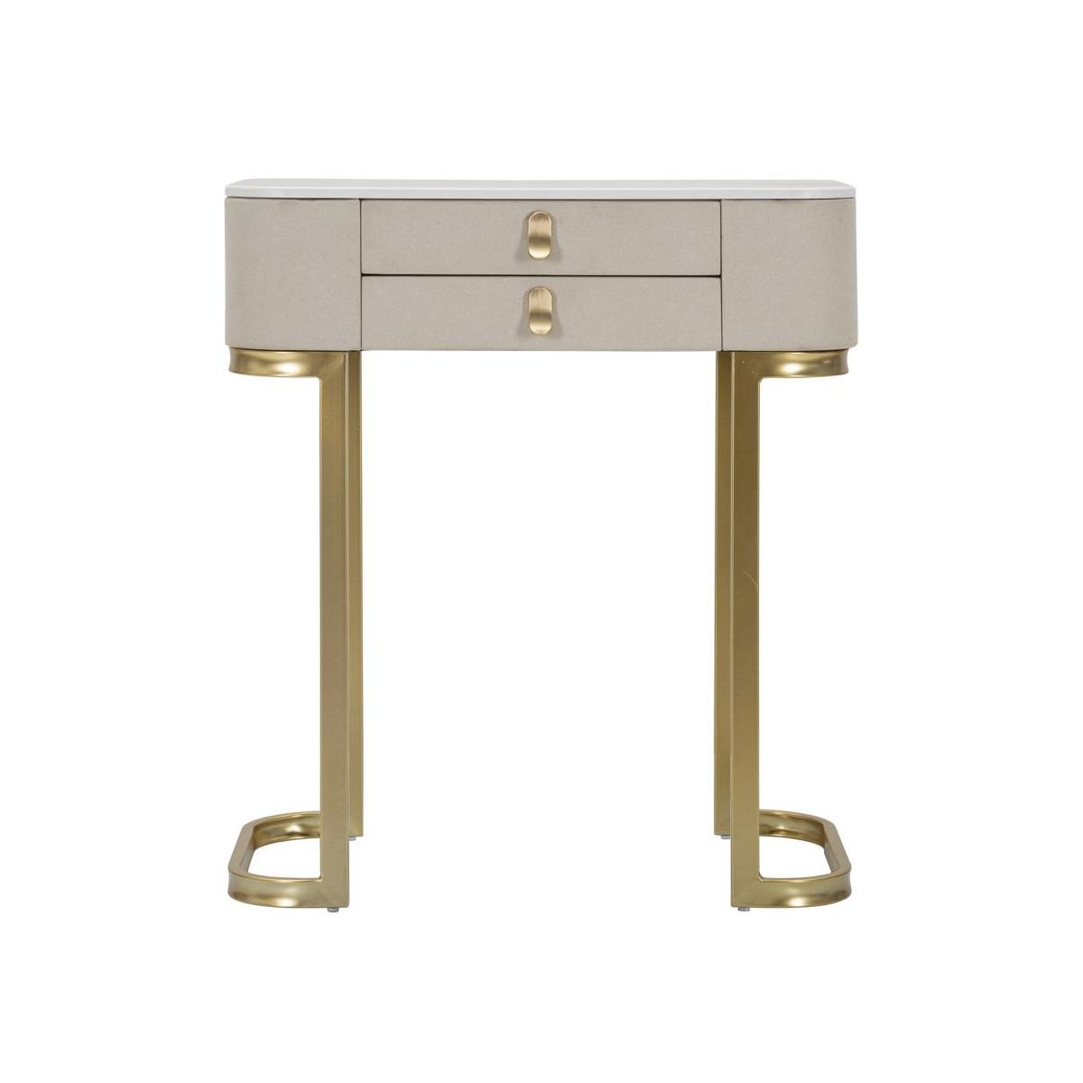 Consolle 2 cassetti beauty 70 x 40 x 80 cm