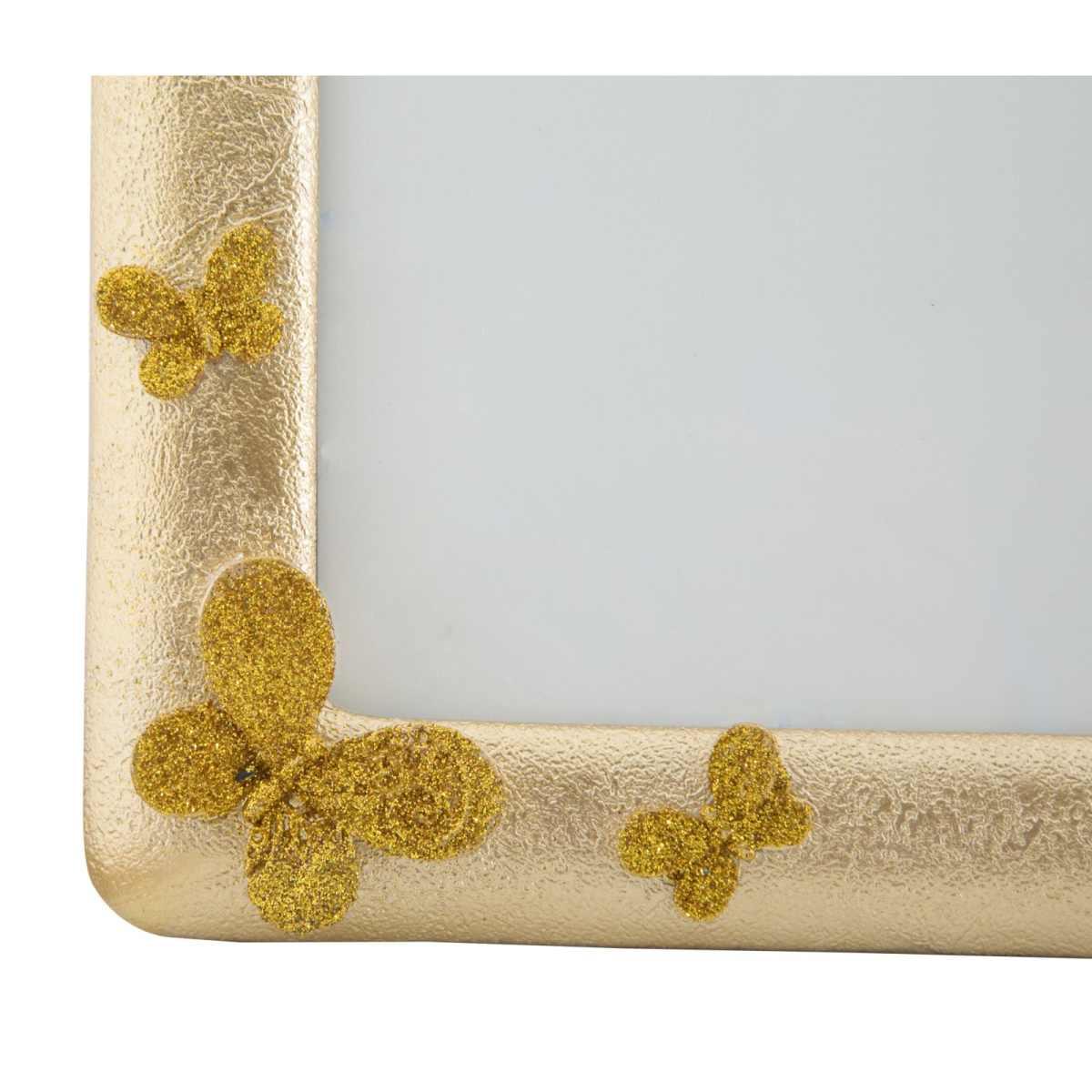 Cornice glam butterfly misura interna 25 x 2,5 x 30 cm