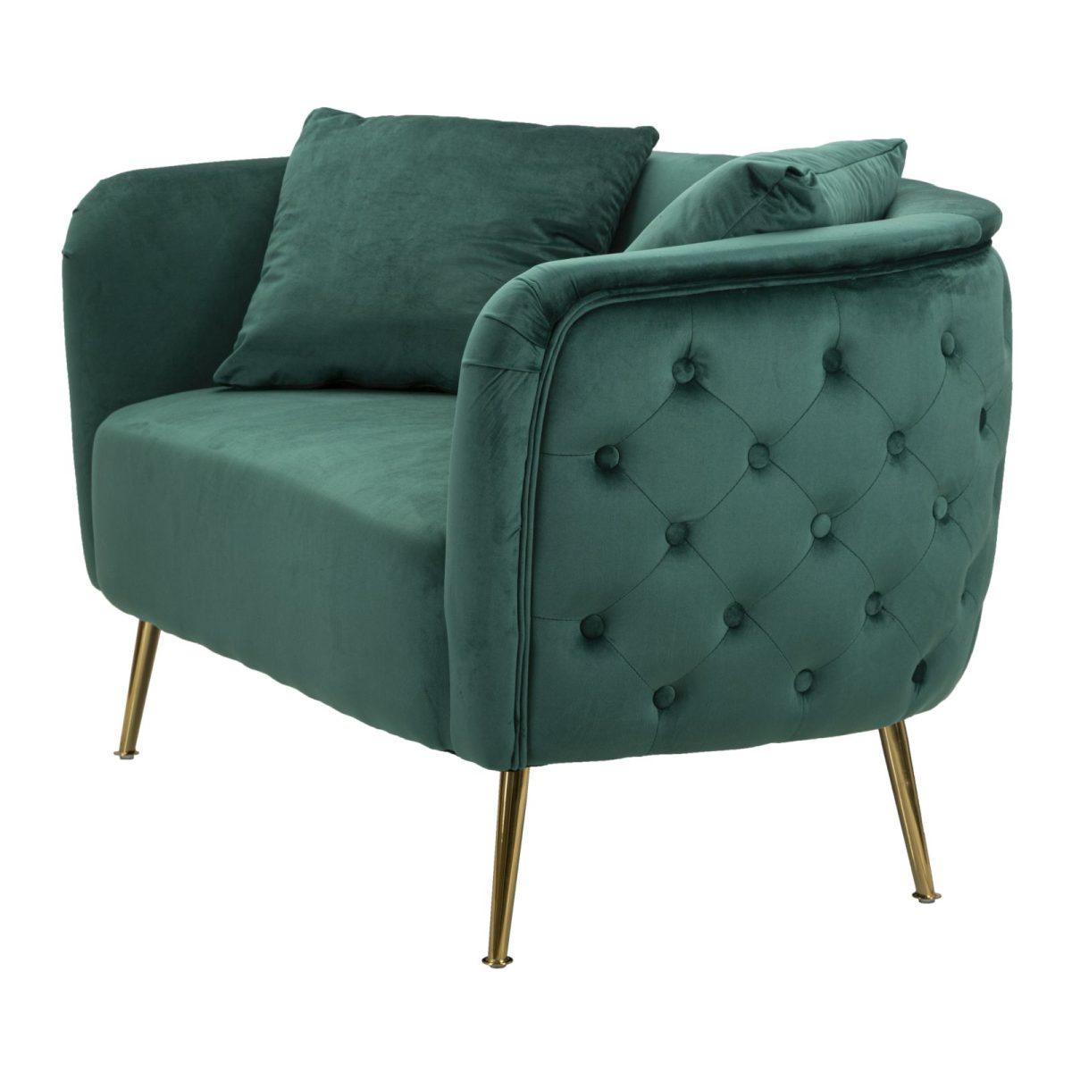 Divanetto bucarest verde 127 x 74 x 73 cm
