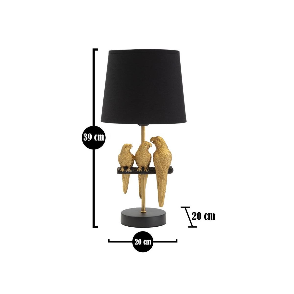 Lampada tavolo pappagallo