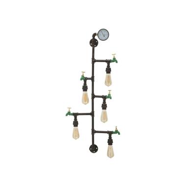 Lampada muro manhattan 5 luci 50 x 30 x 105 cm