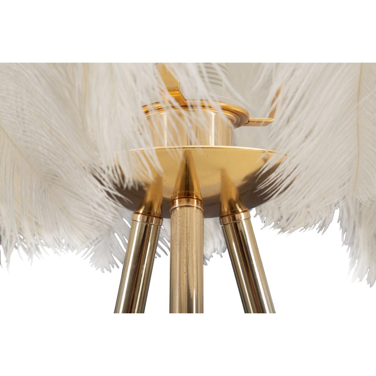 Lampada tavolo feather stand