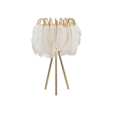 Lampada tavolo feather stand