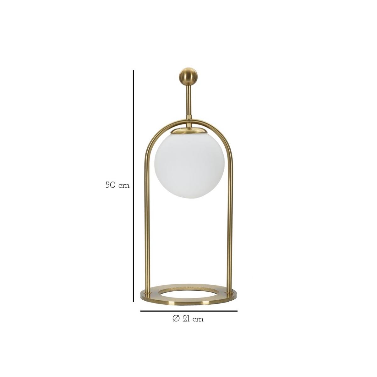 Lampada tavolo glamy arc mod