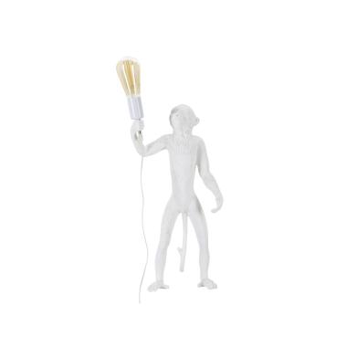 Lampada tavolo monkey bianco 26 x 34 x 55 cm