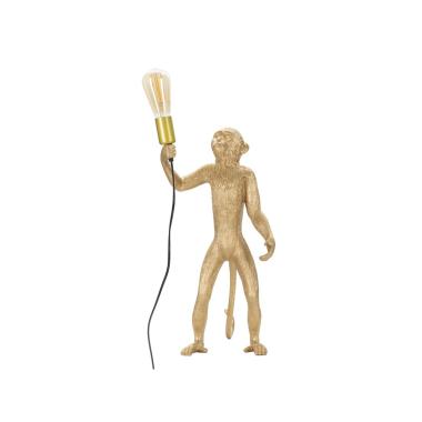 Lampada tavolo monkey oro 26 x 34 x 55 cm