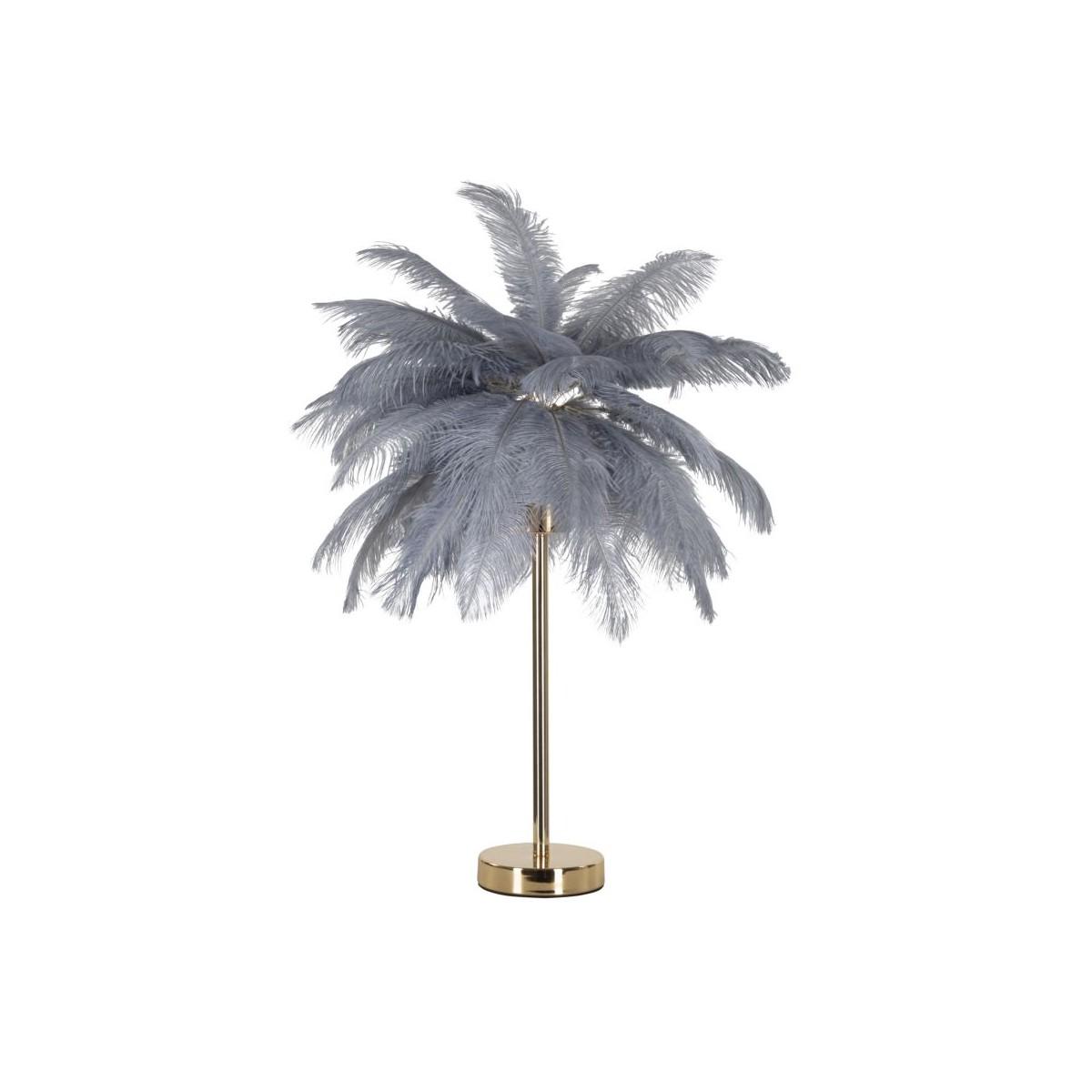 Lampada tavolo palm grigia