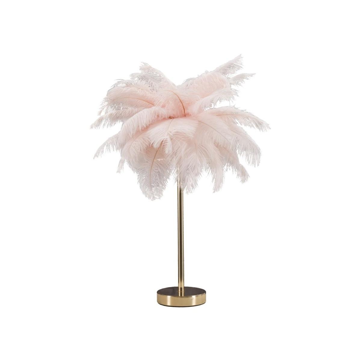 Lampada tavolo palm rosa