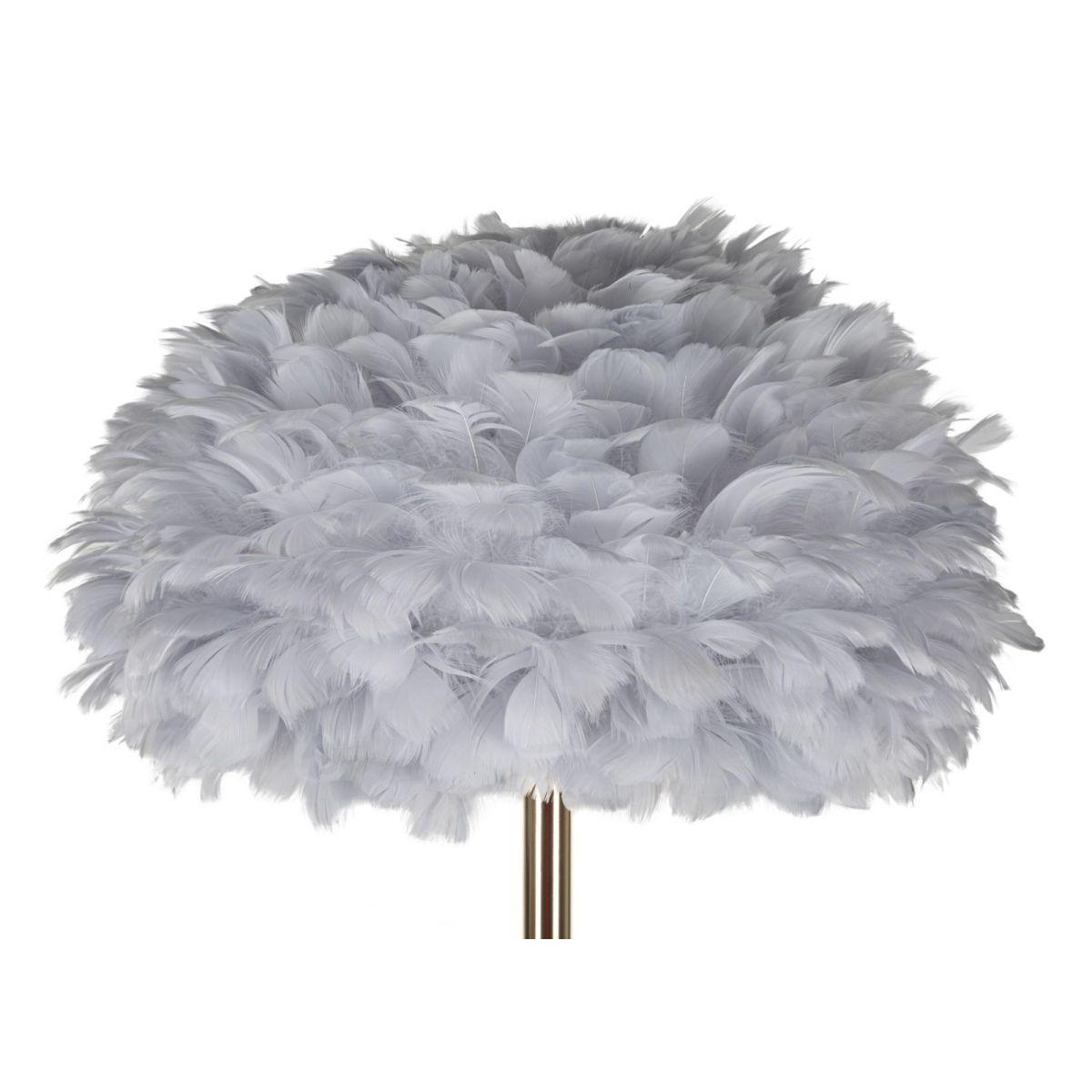 Lampada da terra feathers slim grigia