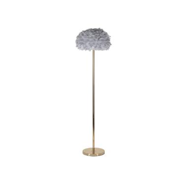 Lampada da terra feathers slim grigia
