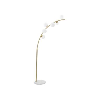 Lampada da terra glamy arc 6 luci 130 x 45 x 220 cm