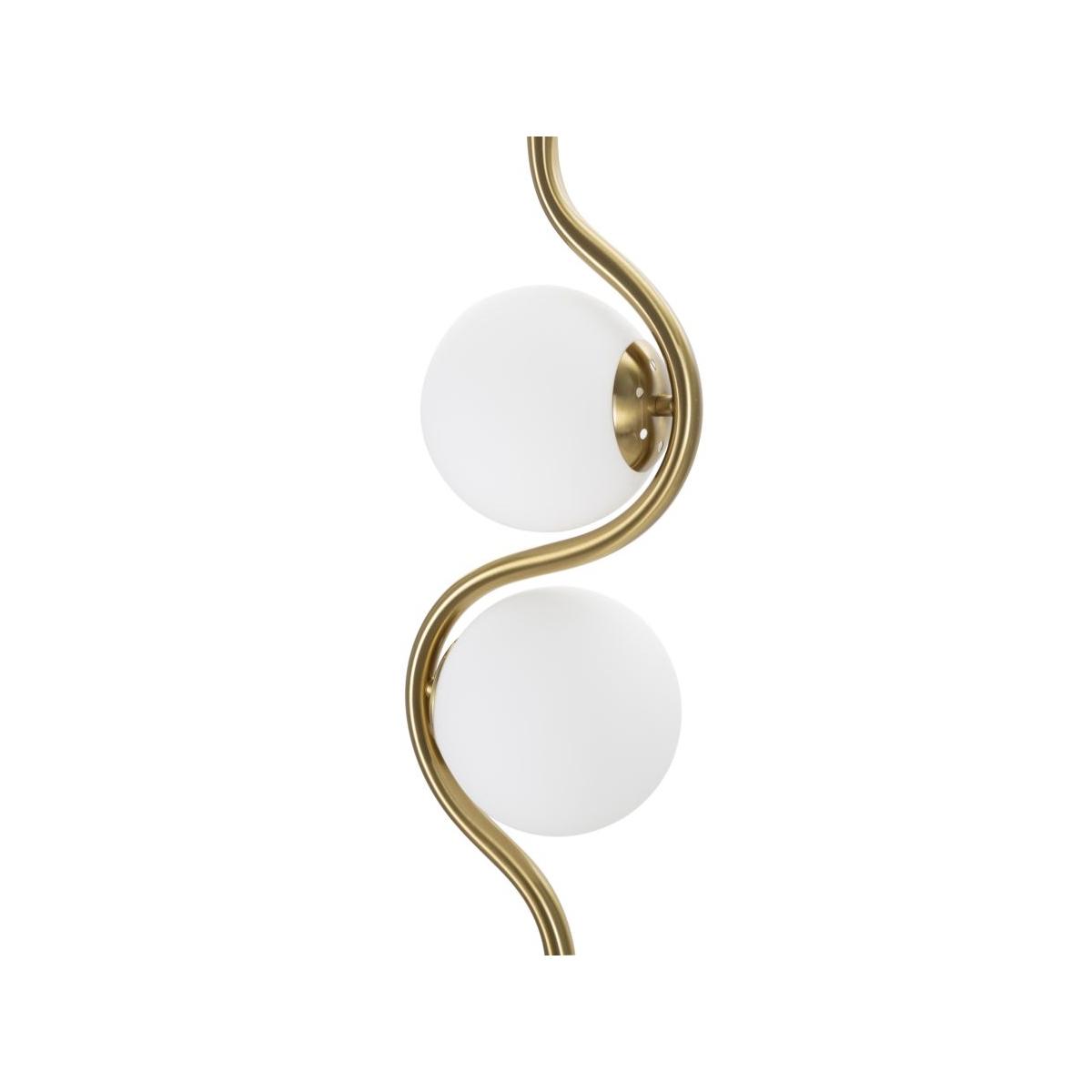 Lampada terra glamy 2 luci modello s