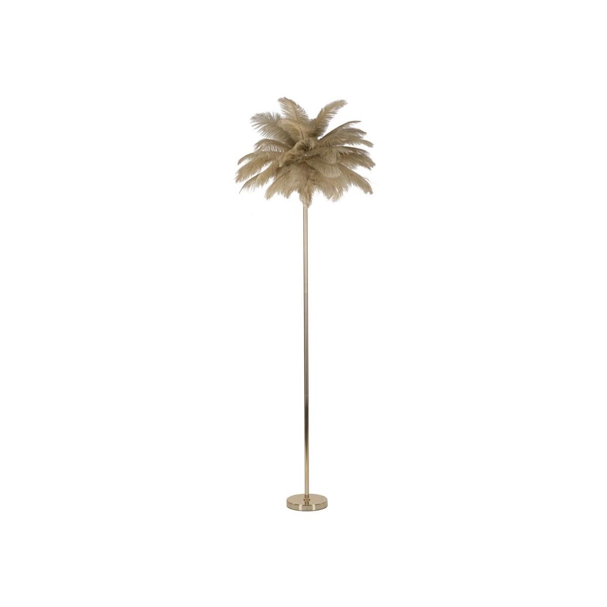 Lampada da terra palm cammello