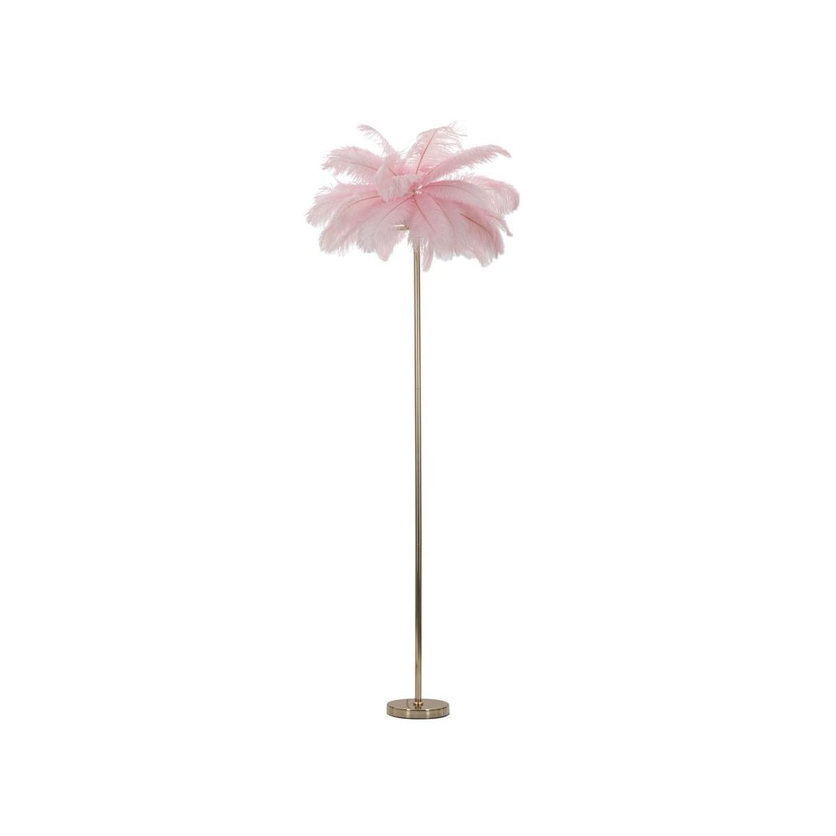 Lampada terra palm rosa