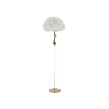 Lampada da terra slim bianca