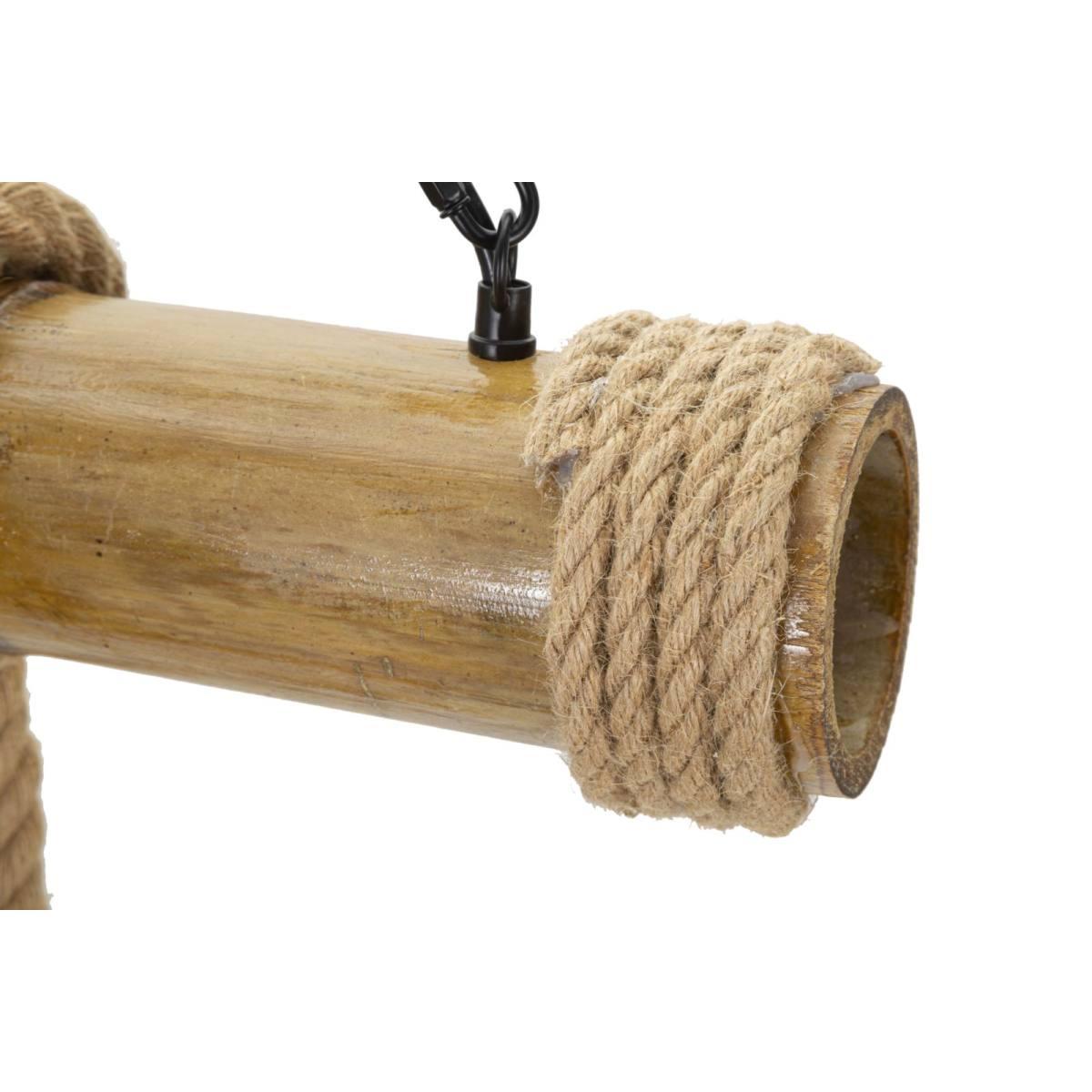 Lampadario bamboo rope 80 x 15 x 120 cm