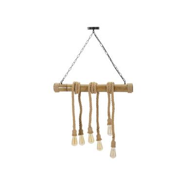 Lampadario bamboo rope 80 x 15 x 120 cm