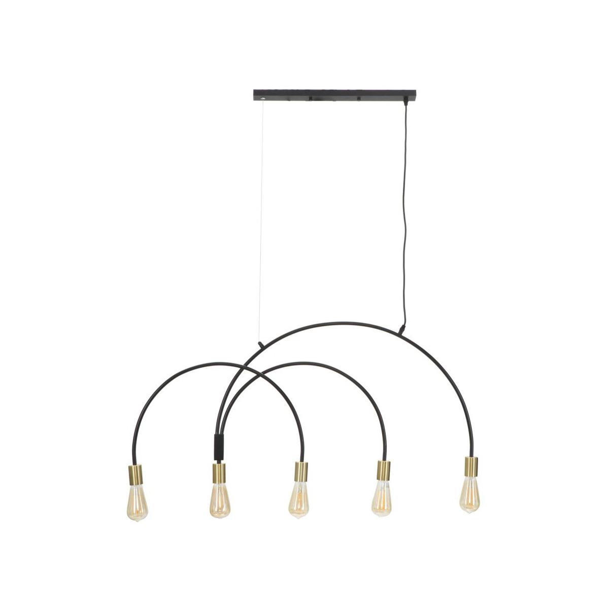 Lampadario darky modello m 104 x 5 x 50 cm