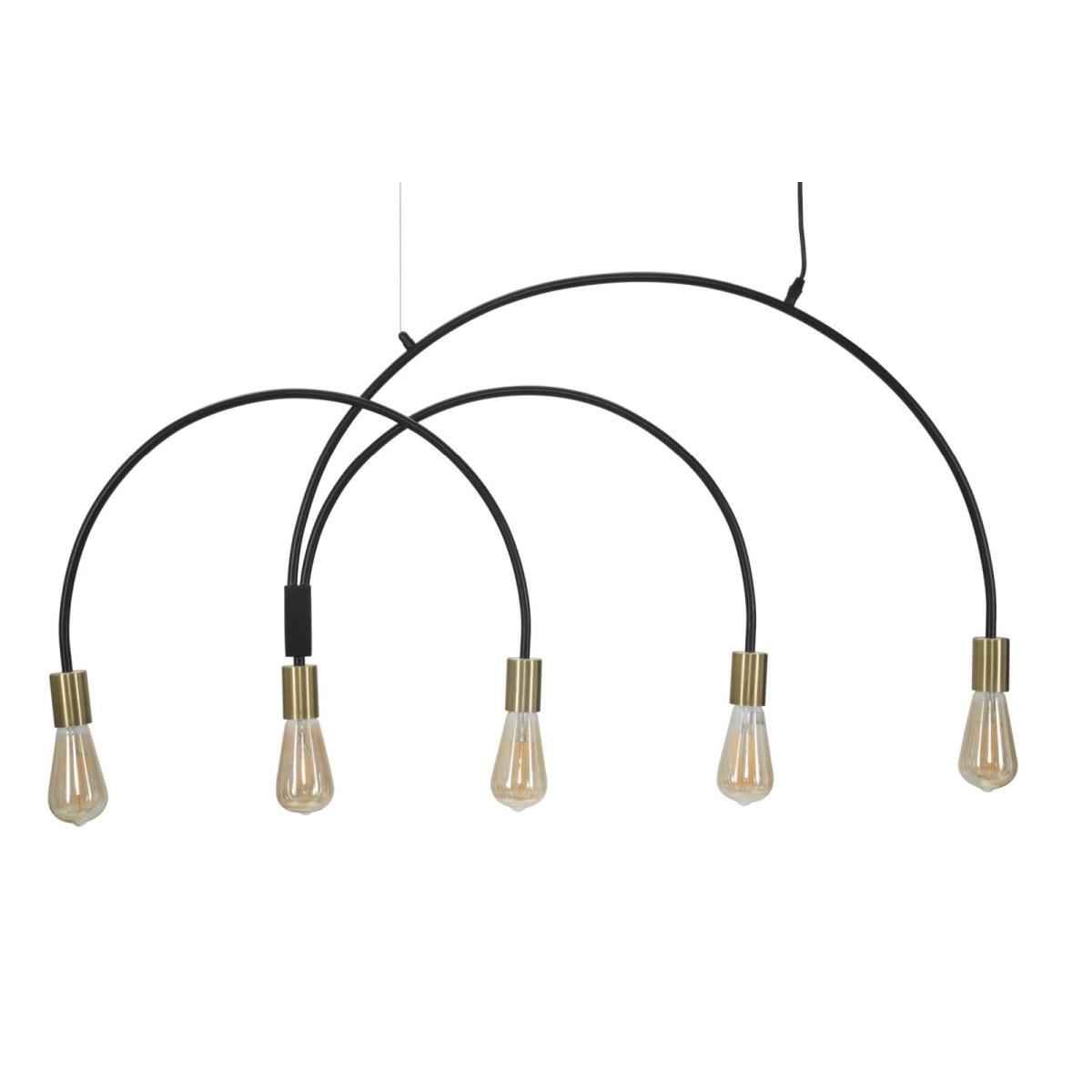 Lampadario darky modello m 104 x 5 x 50 cm