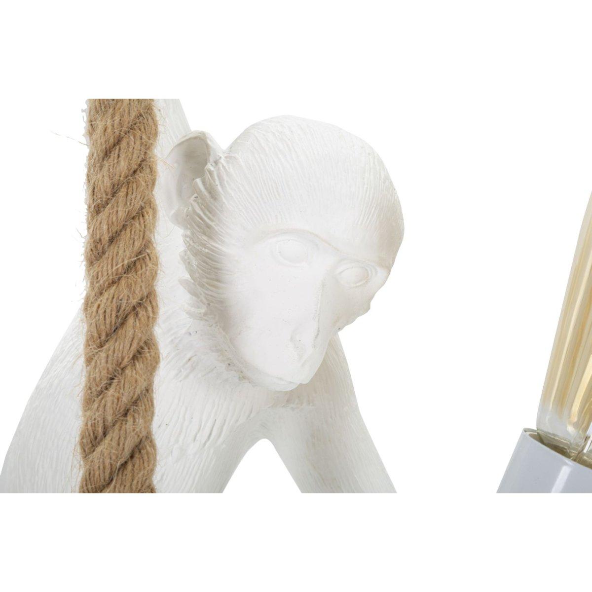 Lampadario monkey bianco 27 x 32 x 145 cm