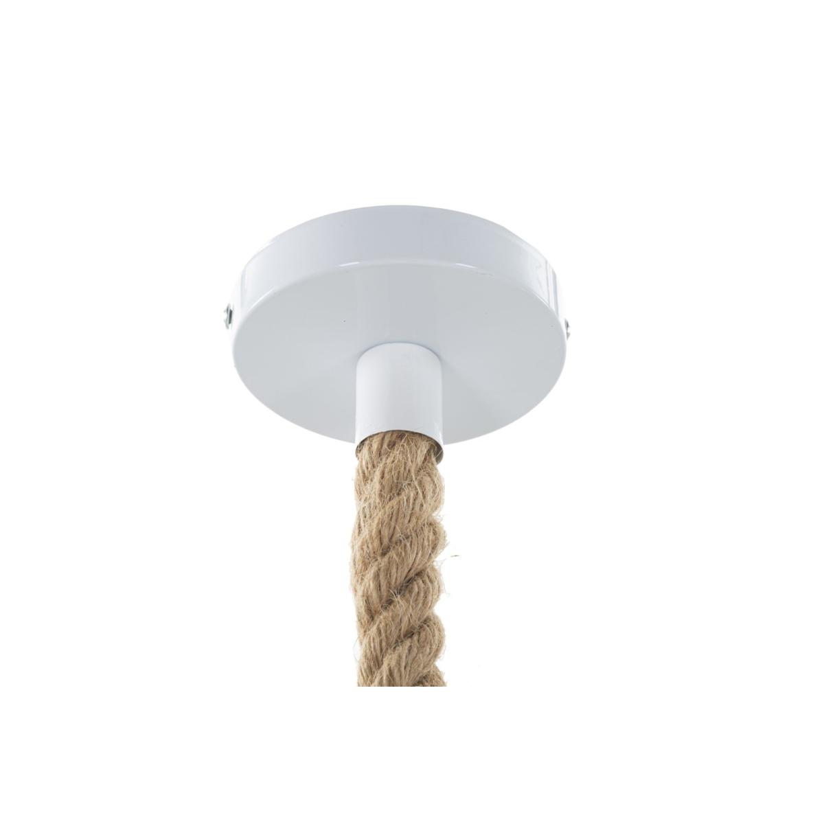 Lampadario monkey bianco 27 x 32 x 145 cm
