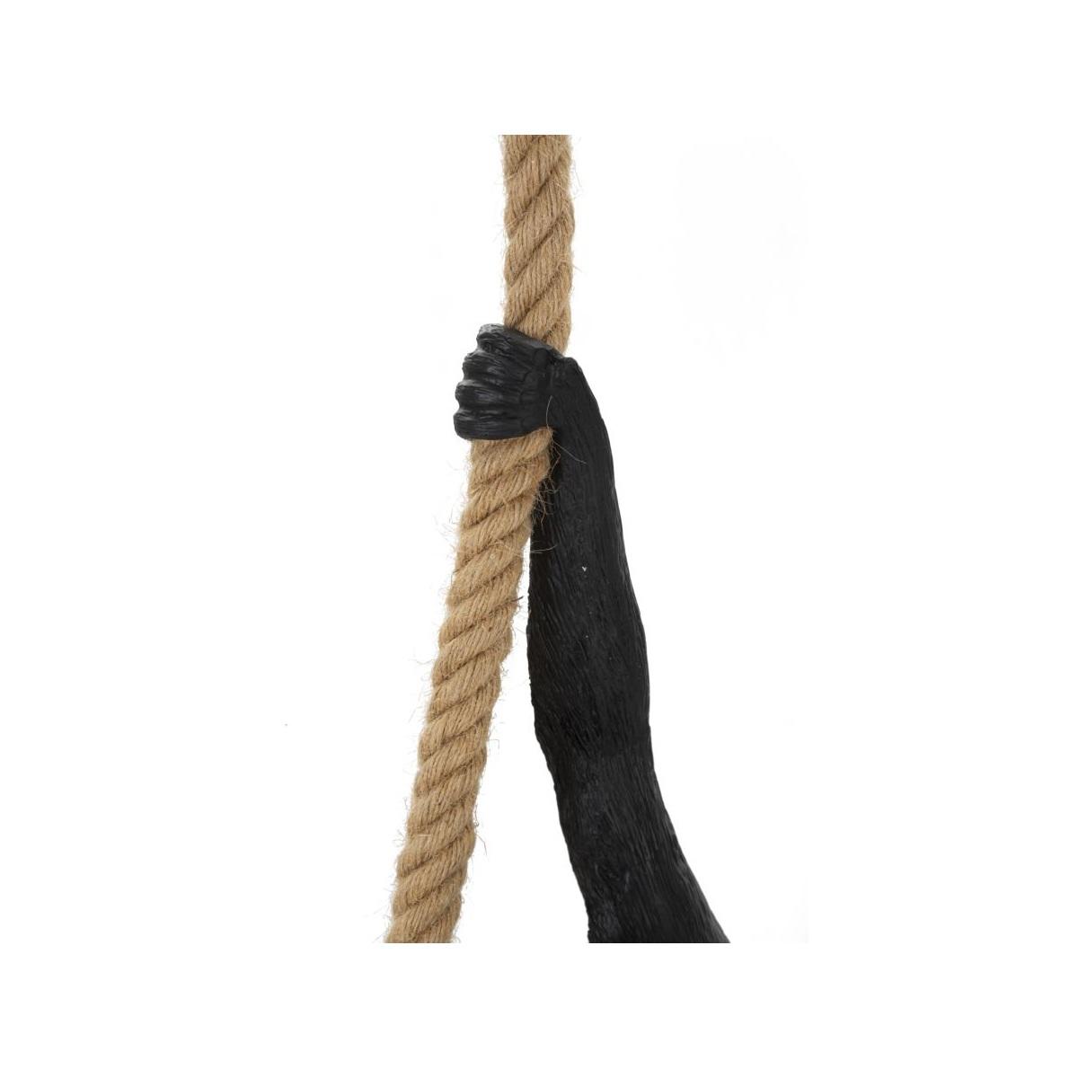Lampadario monkey nero 27 x 32 x 145 cm