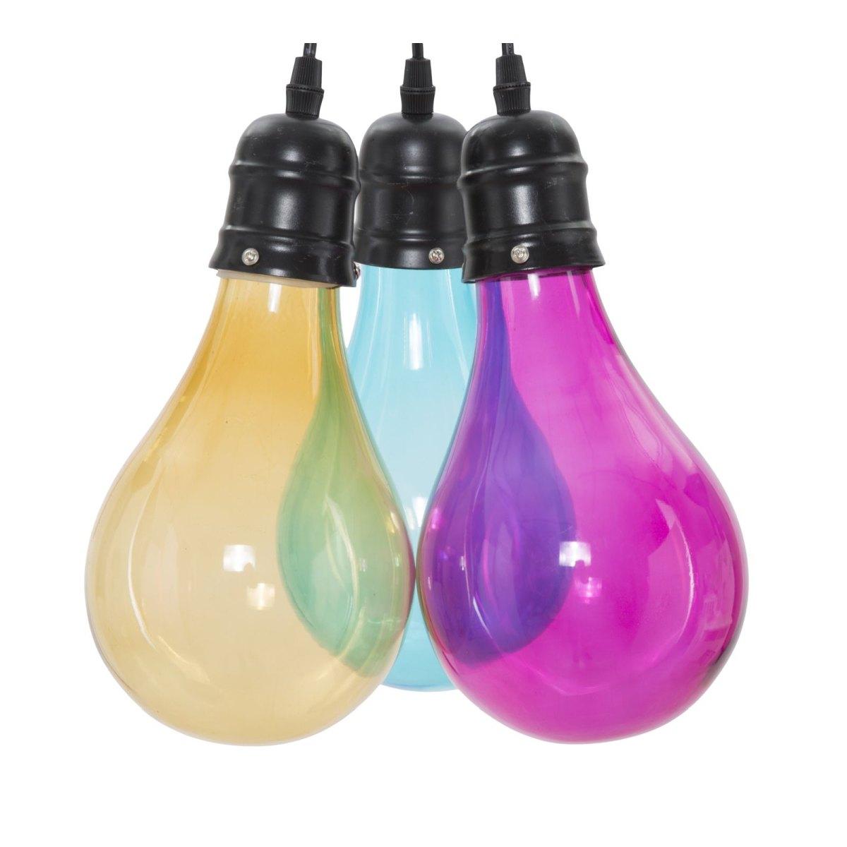 Lampadario oklahoma 3 luci vetro