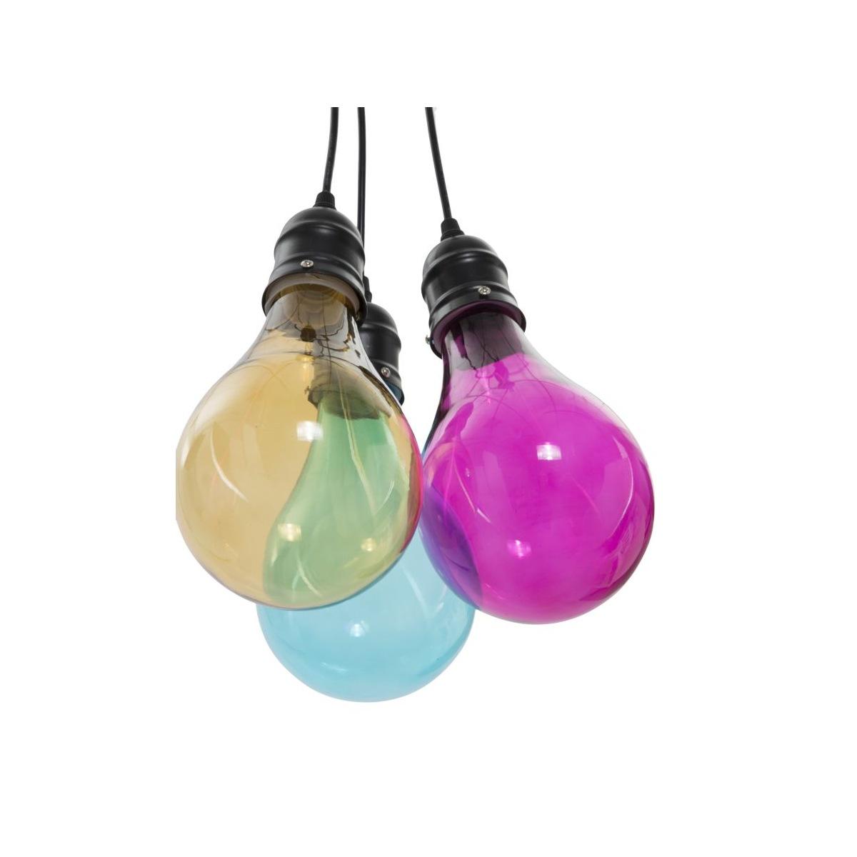 Lampadario oklahoma 3 luci vetro