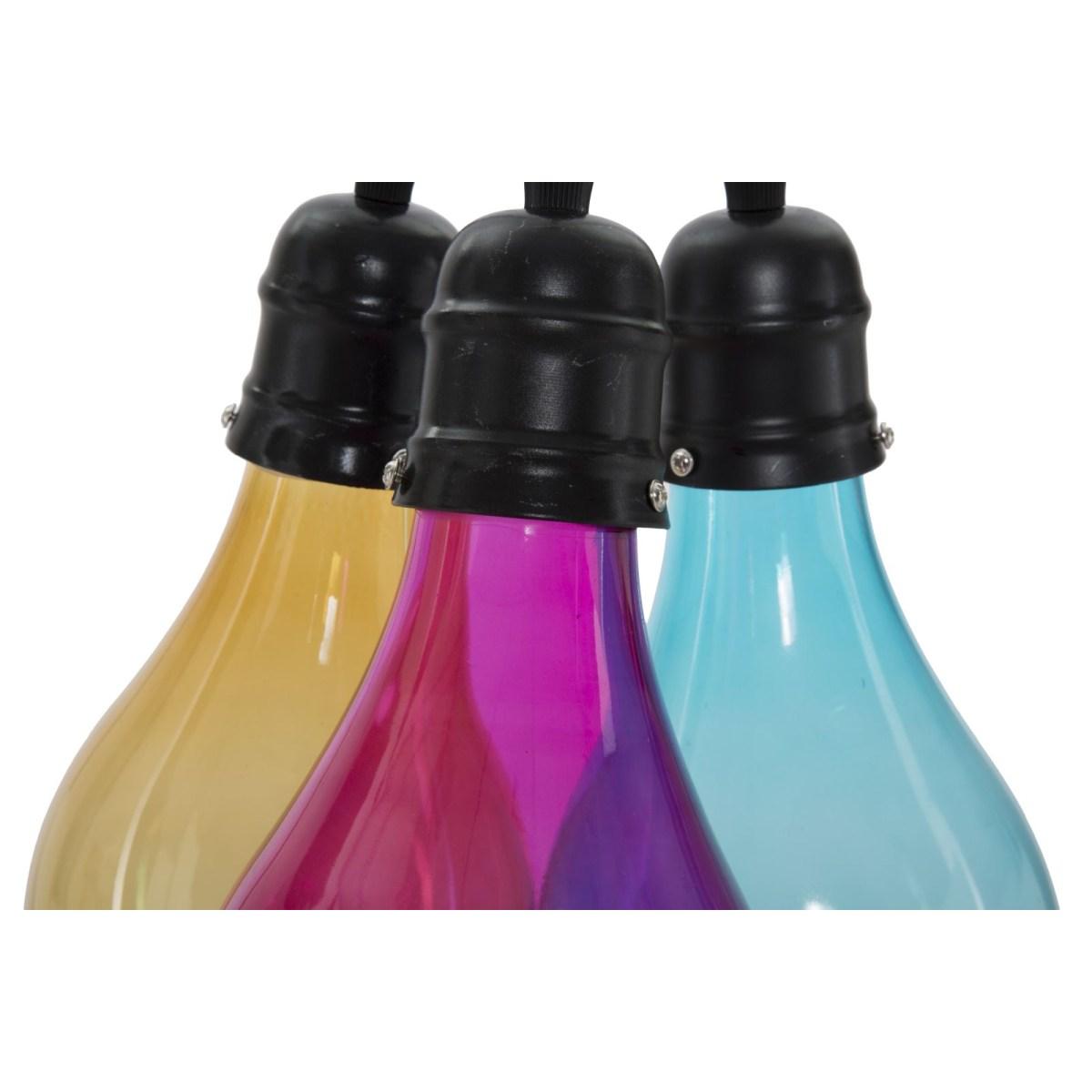 Lampadario oklahoma 3 luci vetro