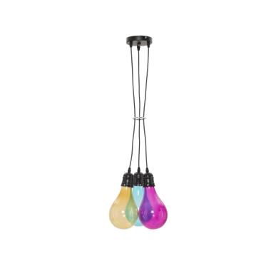 Lampadario oklahoma 3 luci vetro